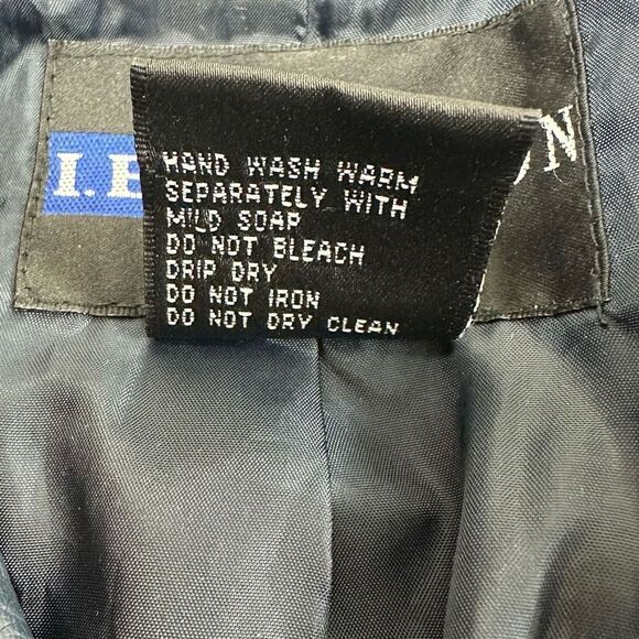 I.B. Diffusion Faux Leather Jacket Women's Size M Black Moto Style - Picture 8 of 11